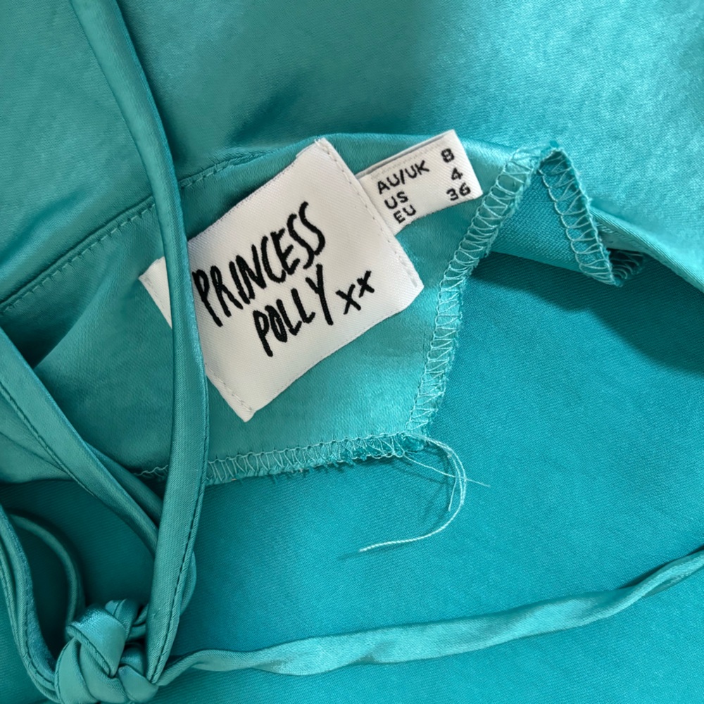 Princess Polly Alfie Mini Dress Blue - Picture 4 of 9